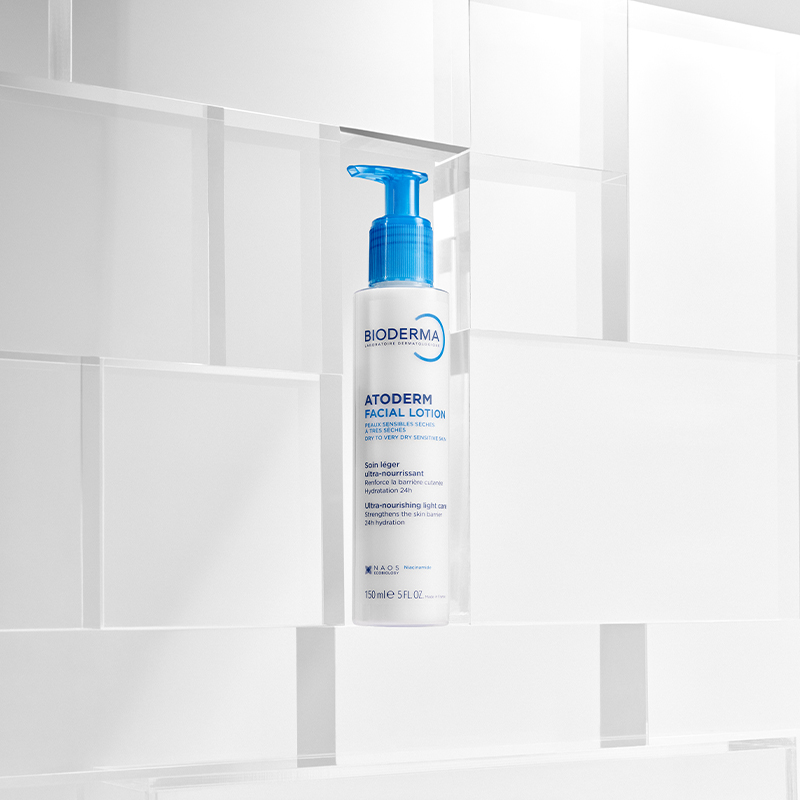 new atoderm facial lotion product