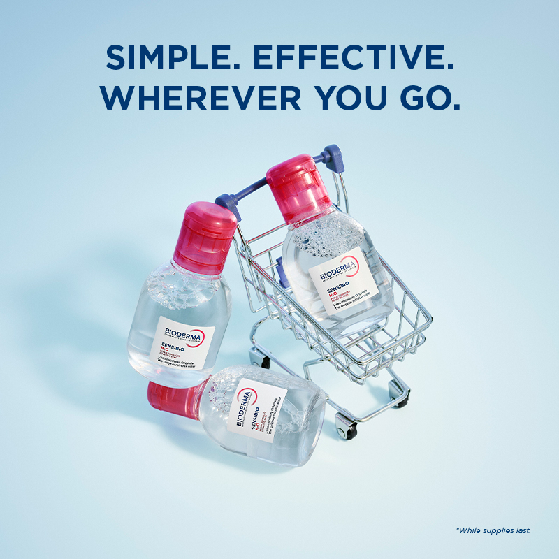 h2o sensibio micellar water travel size