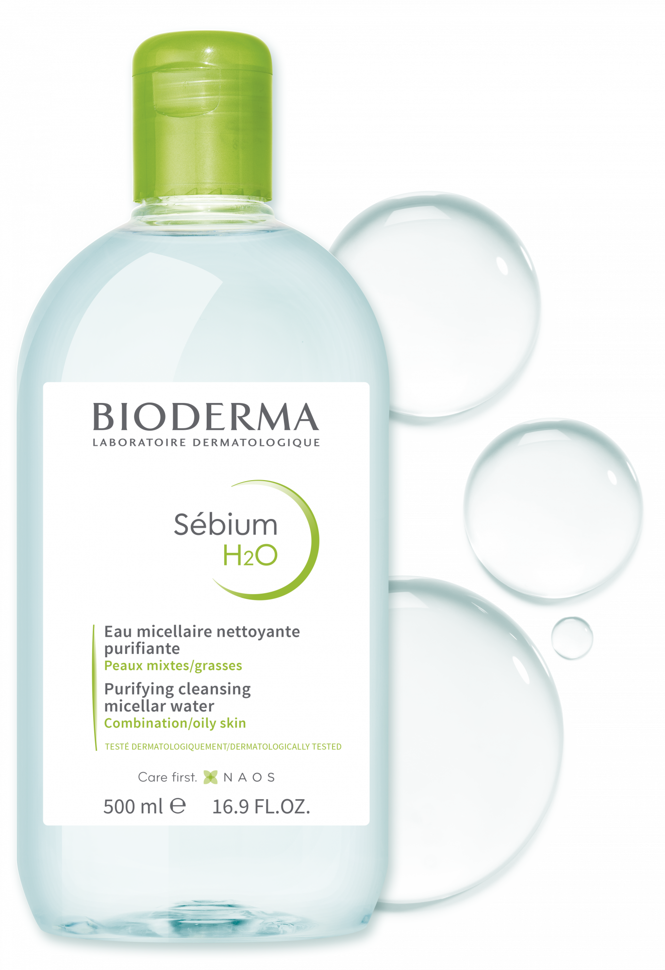 Bioderma - Hydrabio H2O Micellar Water - Face Cleanser and Makeup Remover -  Micellar Cleansing Water for Dehydrated Sensitive Skin