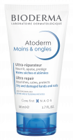 BIODERMA product photo, Atoderm Hand & Nail Cream 50ml, moisturizing hand cream, dry sensitive skin